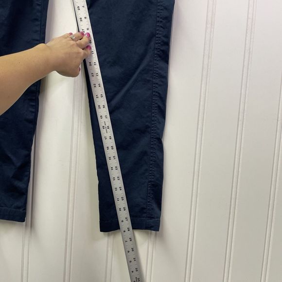 Vince Women’s Dusty Blue Cropped Ankle Pants Size 6 Soft & Comfy! - Picture 9 of 10